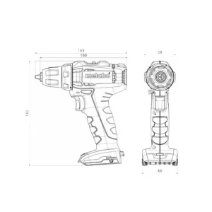 garantis authentique Perceuse-visseuse 12V Metabo Powermaxx BS 12 + 2 Batteries 2 Ah + Chargeur + Coffret – 601036870 16