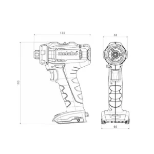 garantis authentique Perceuse-visseuse 12V Metabo Powermaxx BS 12 + 2 Batteries 2 Ah + Chargeur + Coffret – 601036870 10