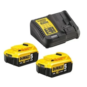 magasin pour Perforateur SDS+ 18V Dewalt DCH133NT + 2 Batteries 5 Ah + Chargeur En Coffret T-Stak 13