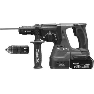 magasin en ligne france Perforateur-burineur SDS-Plus 18V Makita DHR243RTJ + 2 Batteries 5 Ah + Chargeur + MAKPAC 15