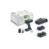 Perceuse-visseuse 18V Festool T18+3HPC 4,0 I-Plus + 2 Batteries 4Ah + Chargeur + Coffret Systainer3 – 576446 Satisfait ou Remboursé 22