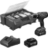 le grand escompte Bosch Perceuse-visseuse GSR18V-21 18 V + 2 Batteries 4 Ah + 82 Accessoires + L-Case – 06019H100C 22