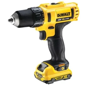 qualité d’originales Perceuse Visseuse 12 V Dewalt Li-Ion DCD710D2 + 2 Batteries 2.0 Ah + Chargeur + Coffret 12