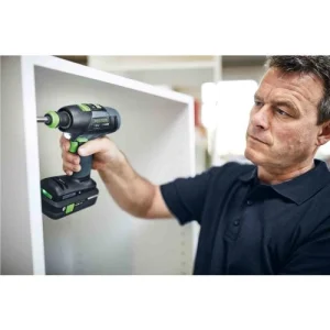 Meilleur Service Perceuse-visseuse 18V Festool T 18+3 HPC 4,0 I-Set + 2 Batteries 4.0 Ah + Chargeur + Coffret Systainer 3 – 576989 16