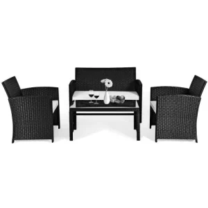 NOTRE SELECTION Salon De Jardin CUBA Acier 2 Fauteuils 1 Banc Et 1 Table boutique en ligne france 9