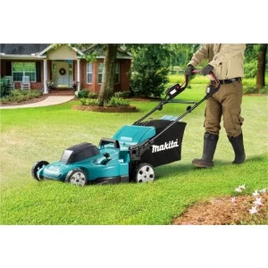 Livraison Standard/Rapide Tondeuse 2x18V Makita 53cm + 2 Batteries 5Ah + Chargeur – DLM538CT2 8