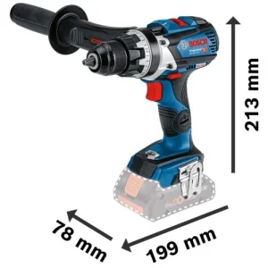 Perceuse-visseuse 18V Bosch GSR 18V-110 C + 2 Batteries 5,5 Ah + Chargeur + L-Boxx – 06019G0105 en promotion 10