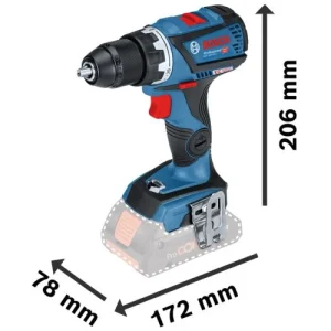 soldes pas cher Perceuse-visseuse 18 V Bosch GSR 18V-60 C + 2 Batteries 4.0 Ah + Chargeur + L-Boxx – 06019G110Q 18