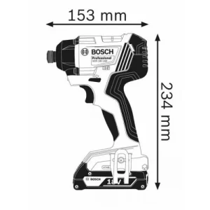 Visseuse à Choc 18V Bosch GDR 18V-160 + 2 Batteries Procore 8 Ah + Chargeur + Coffret L-Boxx soldes de Noël 10